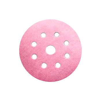 Наждачная бумага SIA Р400 в кругах  siaspeed D=125мм, 8-1 отв.РОЗОВАЯ